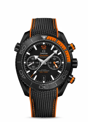 Omega Seamaster Planet Ocean 600M Co-Axial 45.5 Master Chronometer Chronograph Deep Black Orange 215.92.46.51.01.001 (21592465101001)